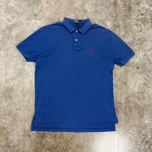 Vintage Polo Ralph Lauren Blue Polo Size M